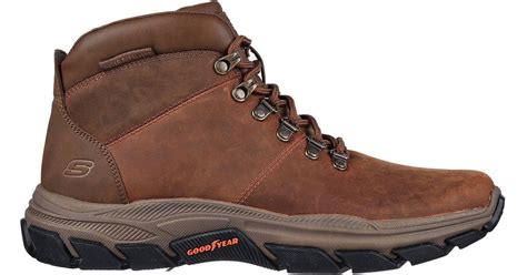 Skechers 's Wide Fit 204453 Luxury Respected Esmont Hiking Water Repellent Boots in Brown for ...