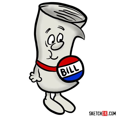 How to draw Bill from School House Rock - Step by step drawing ...