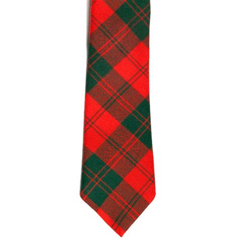 Erskine Tartan Tie 100% Wool Plaid Tie