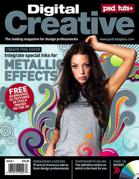 8 Magazine Cover Design Tutorials & Tips – Bashooka | Photoshop design ...