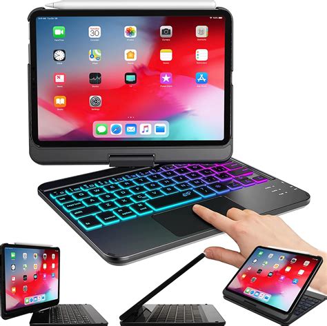 Snugg iPad Mini 6 Keyboard Case (2021-6th Gen), Wireless Backlit Touchpad Bluetooth apple iPad ...