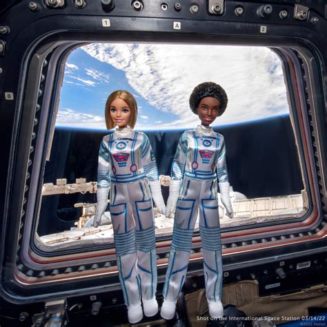 Barbie first became an astronaut in 1965. Now, she's traveled to outer space, thanks to the ...