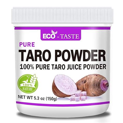 Amazon.com : 100% Pure Taro Powder, All Natural Taro Root Powder, 5.3oz(150g), Perfect for ...