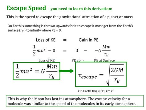 Escape Velocity Equation - Tessshebaylo