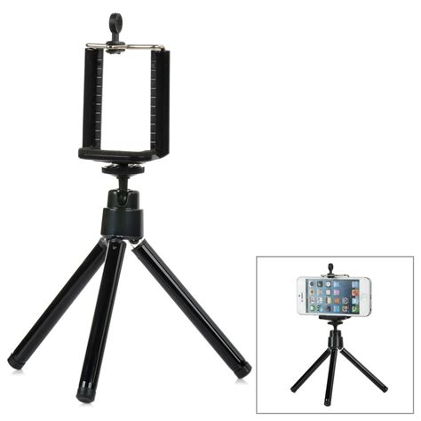 Black Universal Expandable Tripod Stamd Holder for Mobile Phones - Walmart.com - Walmart.com