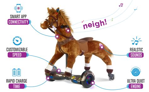 Amazon.com: Power Pony Hoverboard Horse for Girls and Boys - PowerPony Ride On Horse - Power ...