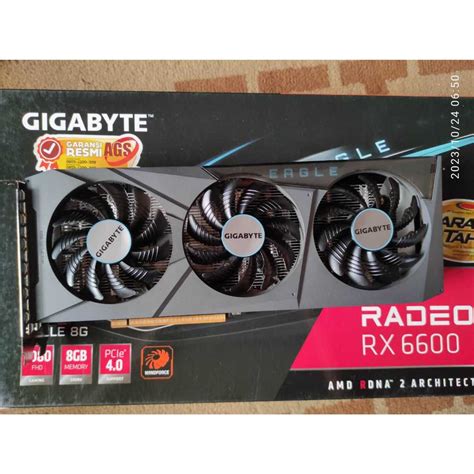 Jual Gigabyte RX 6600 Eagle 8GB DDR6 | Shopee Indonesia