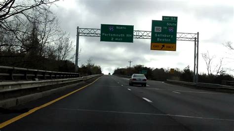 Interstate 495 - Massachusetts (Exits 52 to 56) northbound - YouTube