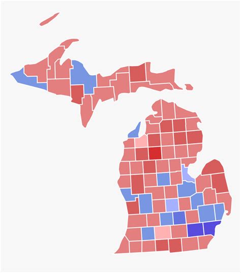 Michigan Presidential Election Results, HD Png Download - kindpng