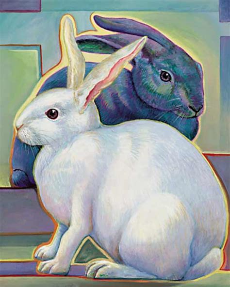 RABBIT Art Print - EAST meets WEST