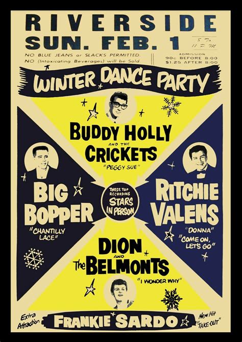 RR21 Vintage Buddy Holly American Rock & Roll Concert Gig Band ...