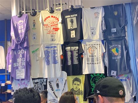 Pic of the merch from MSG tonight! : r/JohnMayer