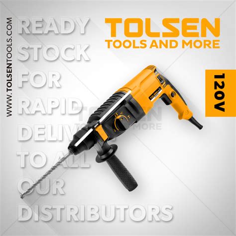 SDS-PLUS ROTARY HAMMER (SPECIALLY FOR 110-120V MARKET) - TOLSEN TOOLS