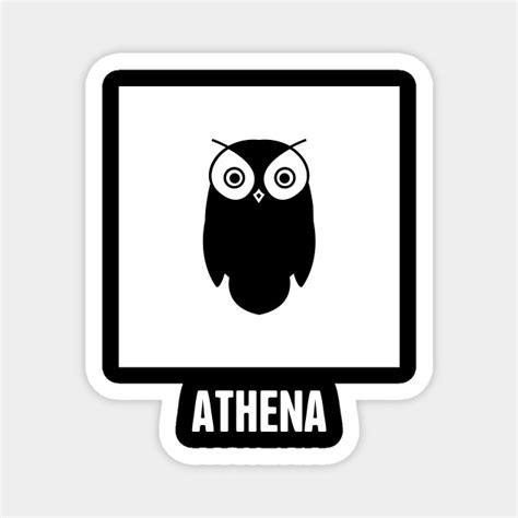 Athena | Greek Mythology God Symbol - Athena - Magnet | TeePublic