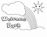 Welcome Back Coloring Pages To Print  Free Kids coloring sketch template