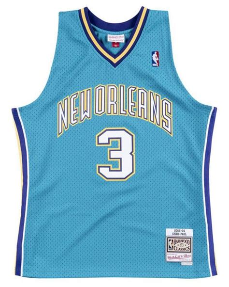 Mitchell & Ness Synthetic Chris Paul New Orleans Hornets Hardwood Classic Swingman Jersey in ...