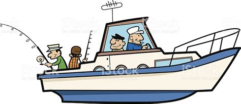 cartoon fishing boat clipart - Clipground