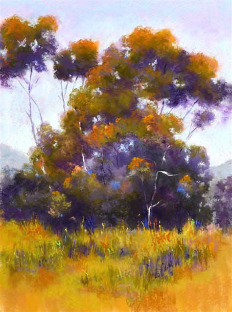 Arkansas landscape paintings in pastel and oil