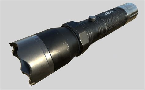 Taser Police FlashLight PBR 3D asset | CGTrader