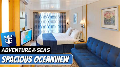 Adventure of the Seas | Spacious Ocean View Stateroom Tour & Review 4K ...