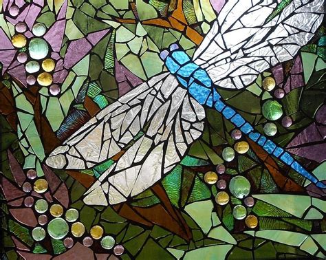 Dragonfly Stained Glass, Dragonfly Art, Stained Glass Designs, Stained Glass Projects, Stained ...