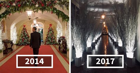 Melania's White House Christmas Decorations Look So Creepy, People ...