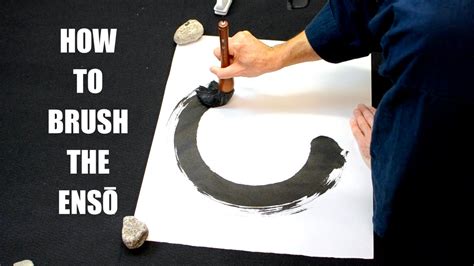 How to brush the ENSŌ - Zen Circle - YouTube