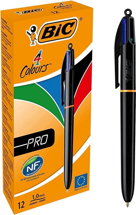 Buy BIC 4 Colours Pro Multi Pen, Multi Coloured Pens All In One ...