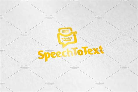 SpeechToText Logo Template