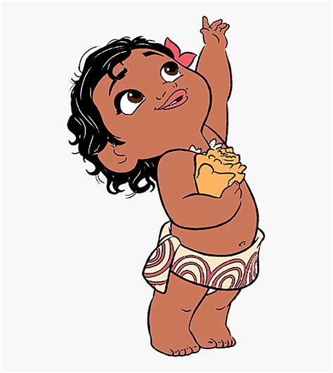 Disney Baby Moana Png Cartoon - Baby Moana Clip Art, Transparent Png ...