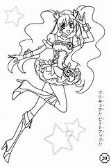 Smile Pretty Cure Coloring Pages At Vaneliblog Blog sketch template