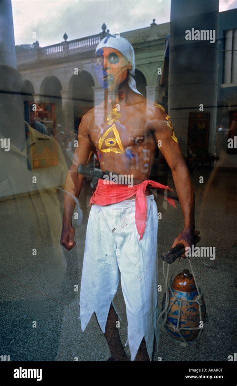 Afro Cuban dancer in costume Stock Photo - Alamy