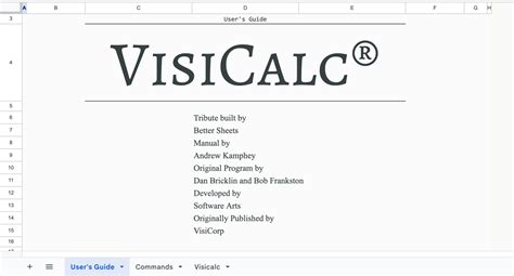 VisiCalc, the Revolutionary Spreadsheet Software from 1979, Returns!