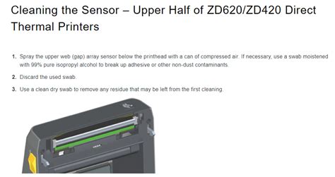 Zebra Printer Cleaning Instructions – TEKWave Solutions