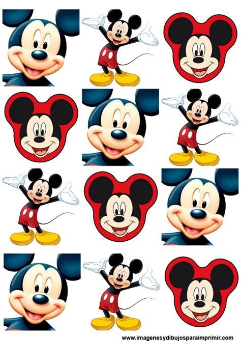 Stickers para imprimir de mickey mouse-Colorear dibujos,letras, Actividades infantiles