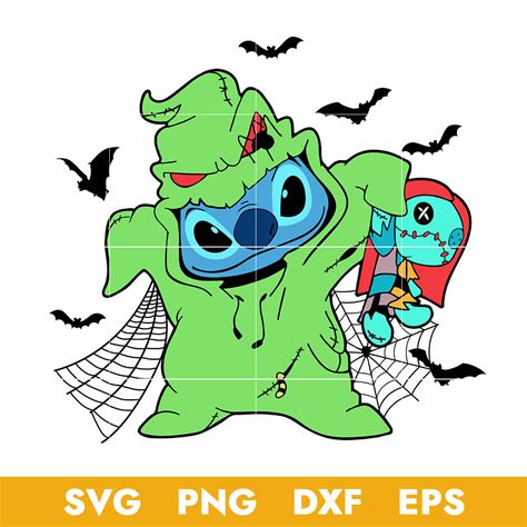 Stitch Oogie Boogie Svg, Oogie Boogie Svg, Stitch Halloween - Inspire Uplift