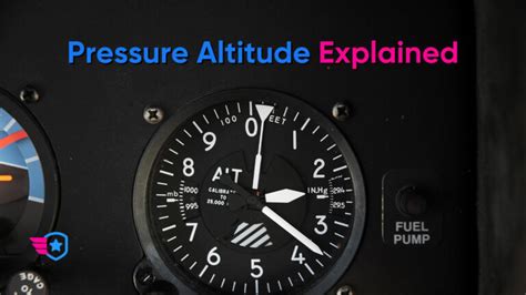 Pressure Altitude Explained (Formula and Examples) - Pilot Institute