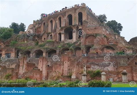 Tiberius Palace Ruins, Rome, Italy Stock Image - Image of antique, tiberius: 166131645