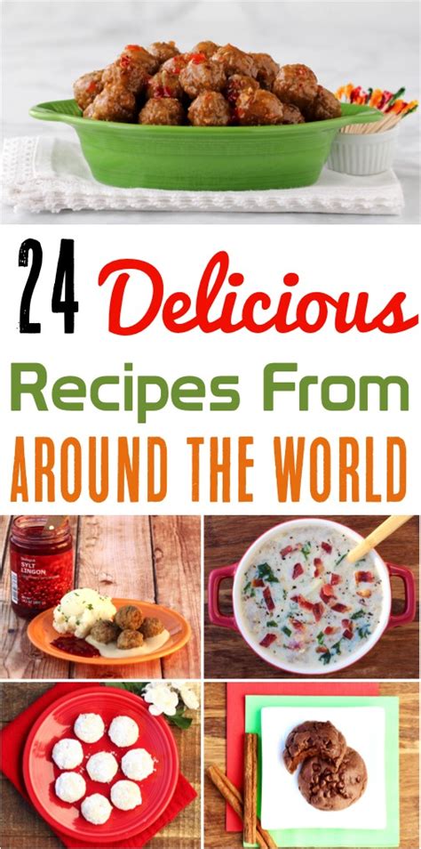 Easy International Recipes by Country {Authentic Cuisine} - Never ...