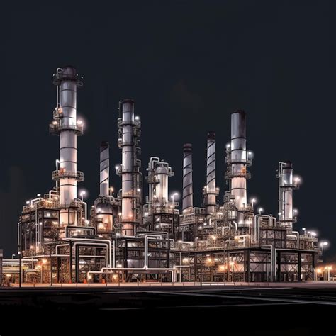 Premium Photo | Oil refinery plant