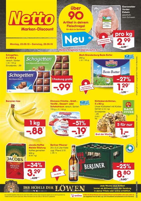 Netto Werbung - Netto Marken Discount Aktueller Prospekt 26 10 31 10 ...