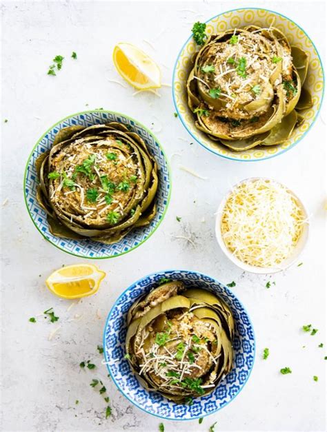 Italian Stuffed Artichokes + Instant Pot instructions » Sea Salt Savorings