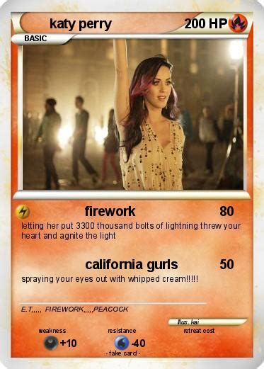 Pokémon katy perry 77 77 - firework - My Pokemon Card