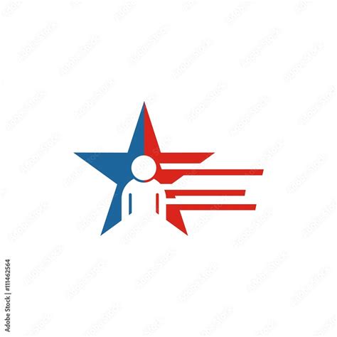 America USA logo icon vector Stock Vector | Adobe Stock