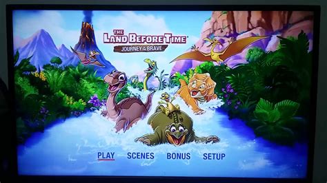 The Land Before Time XIV Journey of the Brave DVD Menu - YouTube