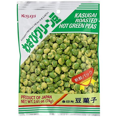 Kasugai Roasted Hot Green Wasabi Mame (Green Peas) 2.61 Ounce Units (Pack of 20) - Walmart.com ...