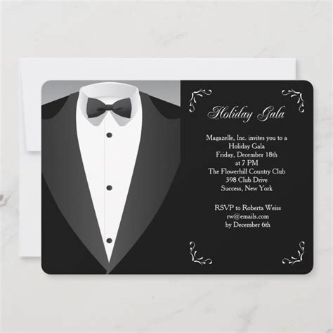 Formal Occasion Holiday Gala Invitation | Zazzle