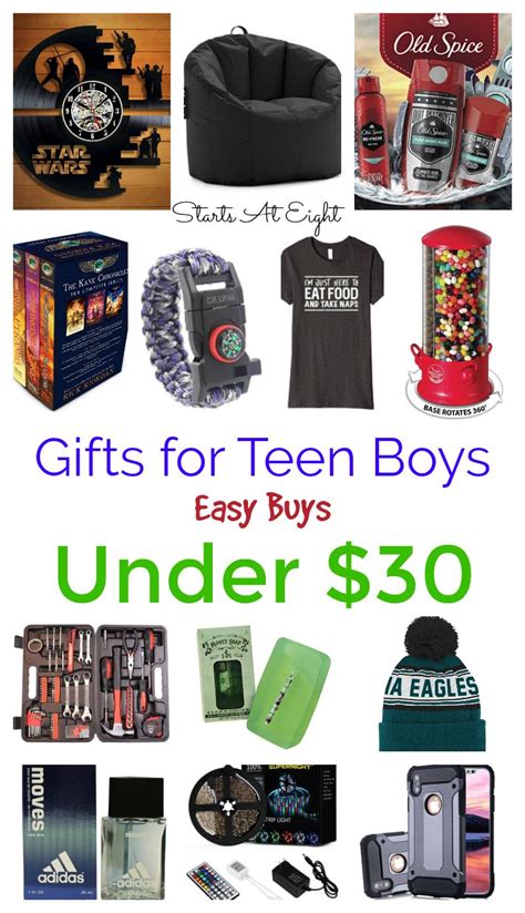 Easy Buys Under $30: Gifts for Teen Boys from Starts At Eight. Pick up ...