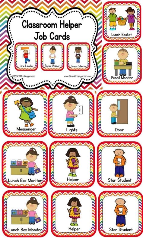 Free Printable Classroom Helper Signs - Free Printable A To Z