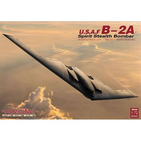 New in stock today from ModelCollect UA72201 USAF B-2A Spirit Stealth ...